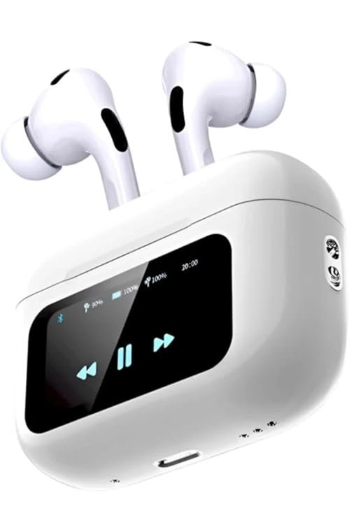 SPIKARUST Smart Touch Wireless Earbuds - White